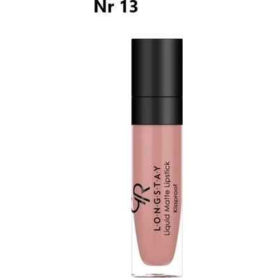 Golden Rose béžový ecru Rúž 13 matný tekutý 5,5 ml