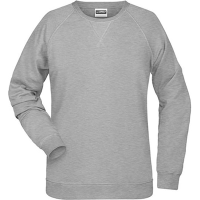 James&Nicholson dámska mikina JN8021 Grey Heather