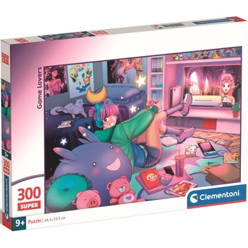 Clementoni Пъзел Clementoni от 300 части - Любители на игри (21722)