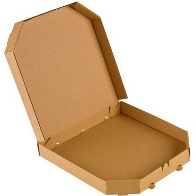 Krabice na pizzu 320x320x40 mm 3VVL E 380g/m2 hnědá - paleta 3750 ks