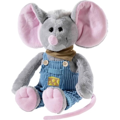 HEUNEC Плюшена играчка Heunec - Мишле Кати, с гащеризон, 35 cm (335172)