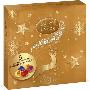 Lindt Mini adventní kalendář Lindor 109g