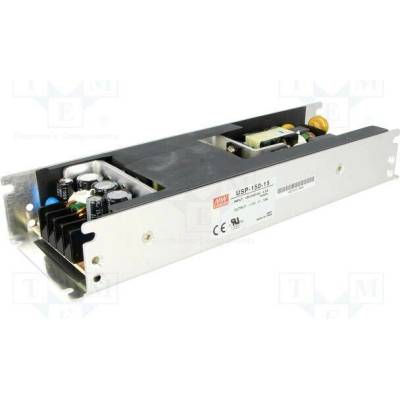 MEAN WELL USP-150-15 Napájecí zdroj: spínaný; k vestavbě,modulový; 150W; 15VDC; 10A