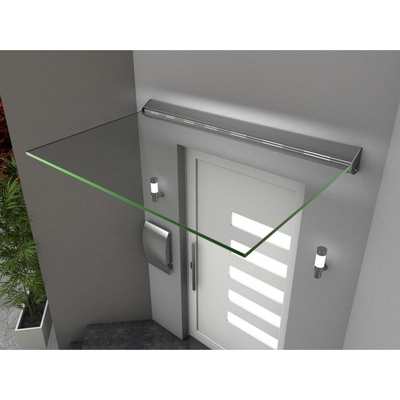 Gutta Guttavordach LED 160 x 93,5 cm stříbrná / čirá
