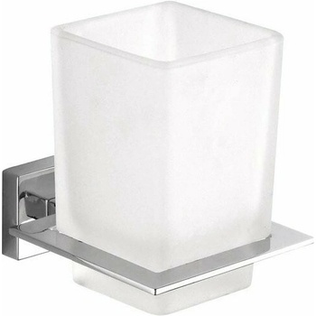 Aqualine APOLLO pohár mliečne sklo chróm 1416-04