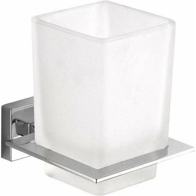 Aqualine APOLLO pohár mliečne sklo chróm 1416-04