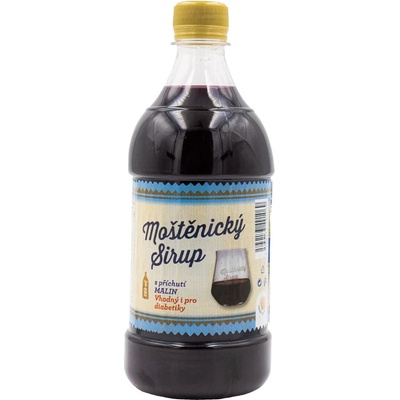 Moštěnický sirup Malina DIA vhodný i pro diabetiky 0,7 l