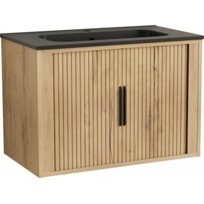 Interceramic ШКАФ ЗА БАНЯ arezzo 8045 wooden 80x45x55 С УМИВ (8045wooden)