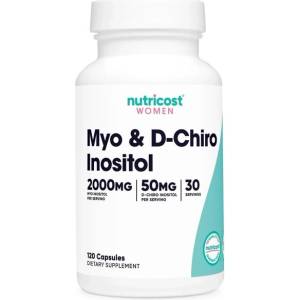 Nutricost Хормонален баланс - Мио & d-хиро инозитол, 120 капсули (674957 (506101) nc)