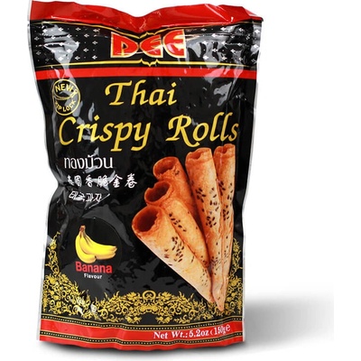 Dee Thajské chrumkavé rolky s príchuťou banánu 150 g