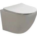 Inter Ceramic Конзолна тоалетна чиния 4937gray миа сива мат (4937mg gray)