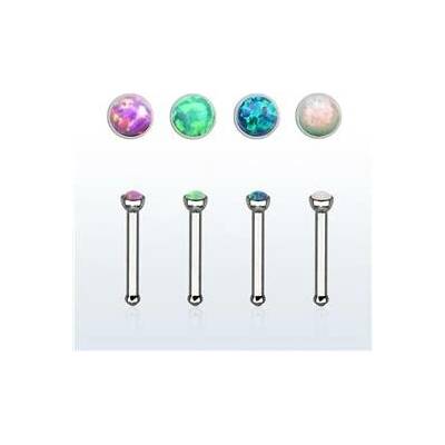 Piercingate piercing do nosu Opal PNO00238 čirá