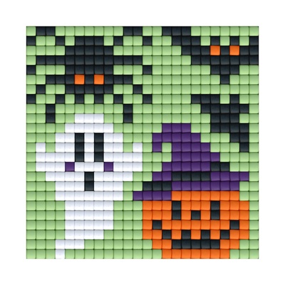 Bright Toys Мозайка с пиксели Bright Toys, 24x24 пиксела - Halloween (BT24003)