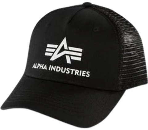 Alpha Industries Basic Trucker Cap black čierna