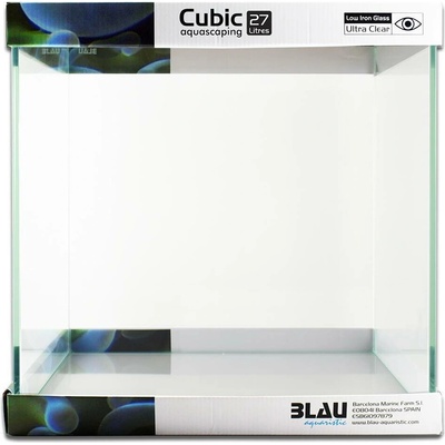 Blau Cubic Aquascaping 30 x 30 x 30 cm, 27 l