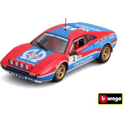 Bburago BB36304 Ferrari Racing 308 GTB 1982 červené 1:43