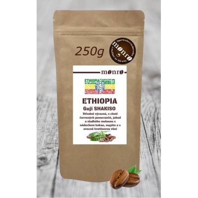 Monro Ethiopia Guji Shakiso GR.1 100% Arabika zrnková 250 g