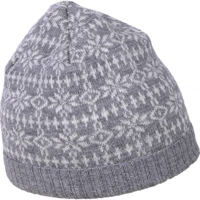 Albmerino Мъжка зимна шапка (beanie) Albmerino Mütze Norweger Beanie - Grau / Natur Melange - размер 54-56 cm (904-4634-0211)
