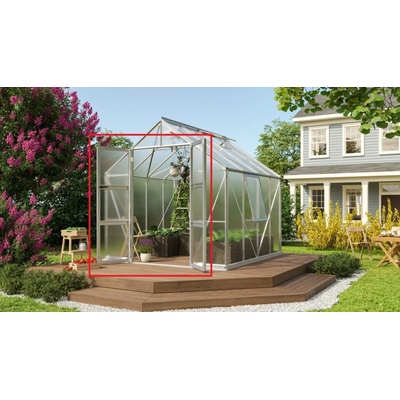 Vitavia Garden Dvoukřídlé dveře stříbrné 40004235 LG4278 – Zboží Dáma