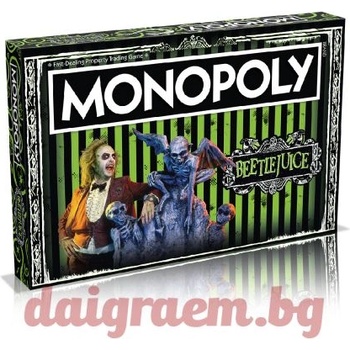 Winning Moves Настолна игра Монополи Beetlejuice (WM03321)