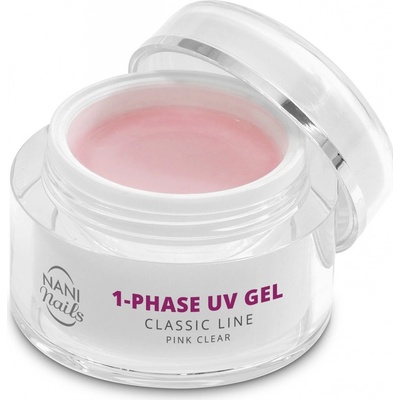 NANI UV gel Classic Line - Clear Pink 5 ml – Zboží Dáma