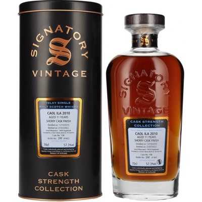 Signatory Vintage CAOL ILA 2010 11y 57,3% 0,7 l (tuba)