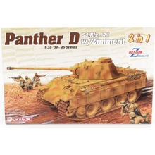 Dragon armor Tank Panther-d Sd.kfz.171 W-zimmerit 1939 1945 Military 1:35