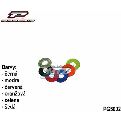 Kroužky rukojetí Progrip Donut Grip Protectors - černé PG5002-02