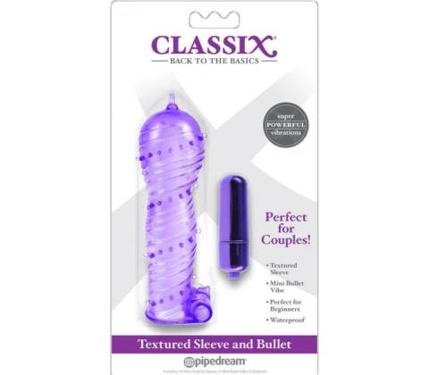 Pipedream Classix Textured Sleeve & Bullet
