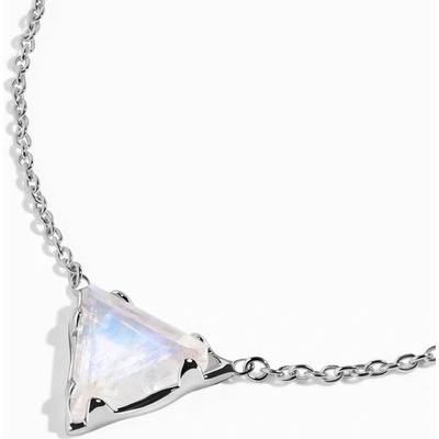 Royal Fashion stříbrný náhrdelník DR24902N-SILVER-MOONSTONE