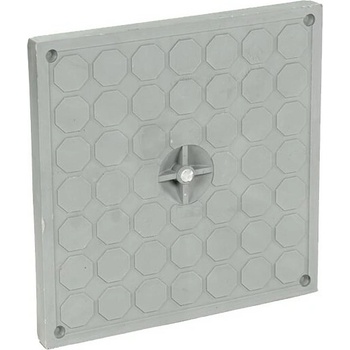 Technodrain poklop pochôdzny A15 pre revíznu šachtu WELLDRAIN plastový 400 x 400 mm sivý