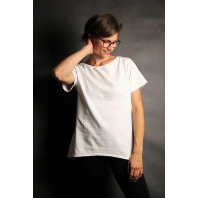 Tričko Basic Oversize Oriclo Bílá