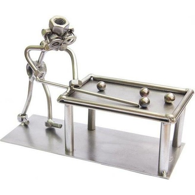 Kovová figurka Kulečník 15 cm