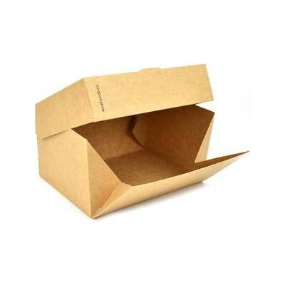 Box na hamburger, eko, kraft, 120 x 118 x 105 mm