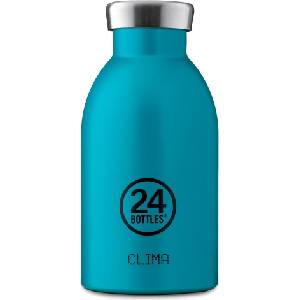 24Bottles Термобутилка Clima Earth 330 мл цвят на море (138)
