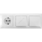 Aigostar - Комплект 2 бр. ключ/розетка 1x16A/250V SCHUKO (AI0525)