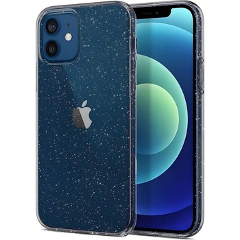 Samsung Прозрачен калъф с блестящи частици за Samsung Galaxy A6 2018 - Черен KP23538