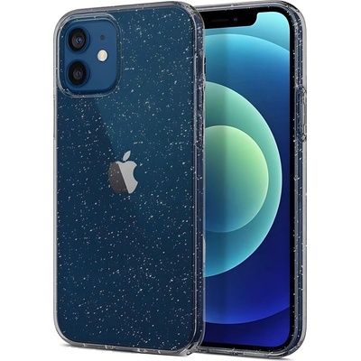 Samsung Прозрачен калъф с блестящи частици за Samsung Galaxy A6 2018 - Черен KP23538