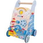 Bigjigs Toys Bigjigs Baby Дървена активна проходилка море (BB114) Проходилка