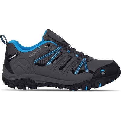 Gelert Юношески обувки Gelert Horizon Low WP Juniors Walking Shoes - Charcoal/Blue