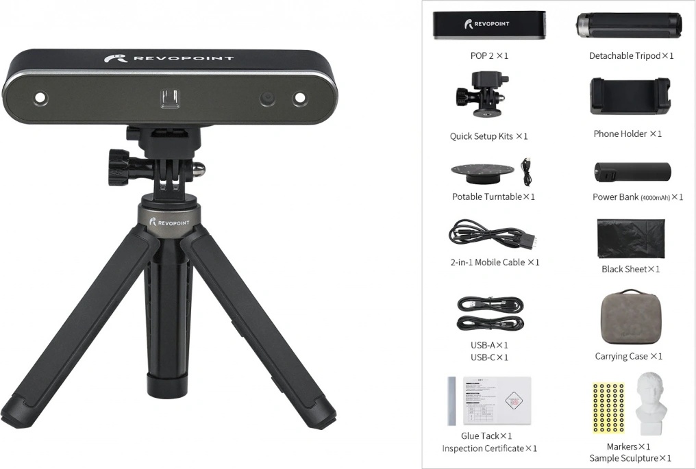 Revopoint POP 2 Premium od 22 390 Kč - Heureka.cz