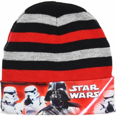 Chlapčenská zimná čiapka Star Wars PH4176 čierna/sivá
