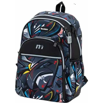 Sportandem Ученическа раница с ГУМИРАНО ДЪНО ST Graff - Sportandem