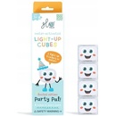 Glo Pals svítící senzorické kostky do vody vícebarevné Party Pal 4 ks