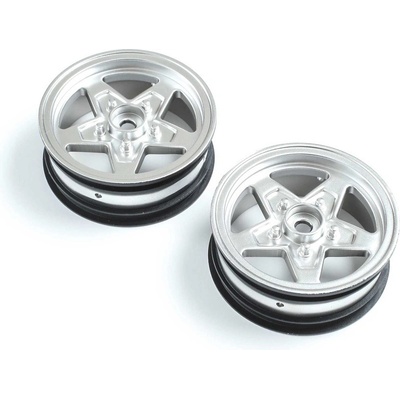 Losi 22S Dragster: Disk kola přední satin chrom 2 1:10