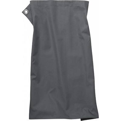 CG Workwear Klasická číšnická zástěra Pizzone se 2 očky šedá slonová CGW128