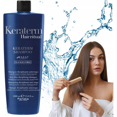 Fanola Keraterm šampón pre narovnanie vlasov 1000 ml