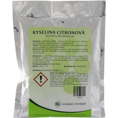 Kyselina citrónová dokyselující prípravok 1 kg