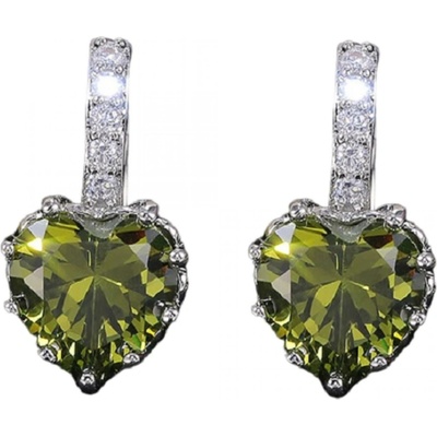 Harahu Náušnice Silver Heart HR25920