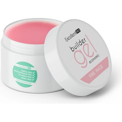 Excellent Pro UV/LED gél na nehty Economic pink mask 15 ml